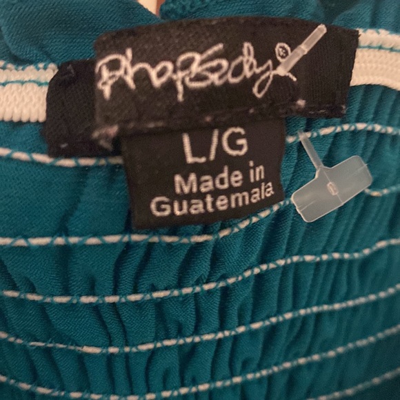 Rhapsody fun print tank top size large - Picture 3 of 5